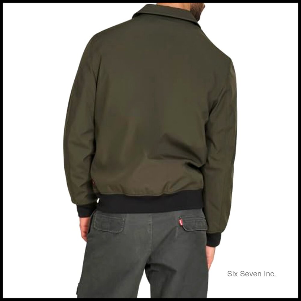 Lightweight Softshell Bomber Jacket Varsity Rib K… - image 4